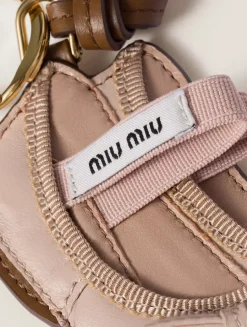 Miu Ballet Leather Keychain Trick