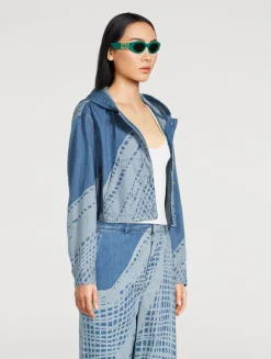 Miu Glimpse Oval Sunglasses