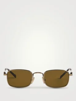 Miu Miu Logo Rectangular Sunglasses