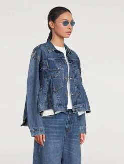 Miu Miu Logo Rectangular Sunglasses