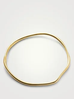 Molten Ripple Bangle Bracelet