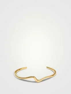 Molten Wave Cuff Bracelet
