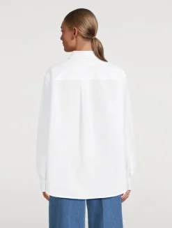 Monogram Poplin Shirt In Stripe Print