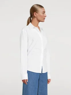 Monogram Poplin Shirt In Stripe Print