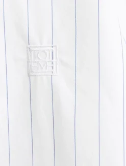 Monogram Poplin Shirt In Stripe Print