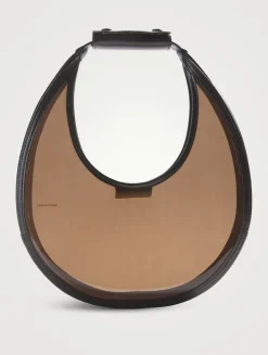 Moon Leather Shoulder Bag