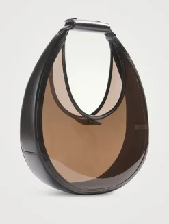 Moon Leather Shoulder Bag