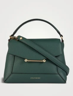 Mosaic Leather Top Handle Bag