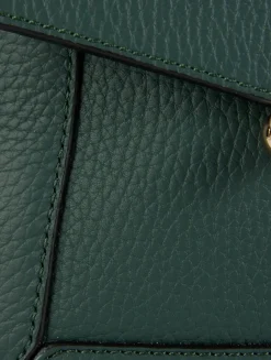 Mosaic Leather Top Handle Bag