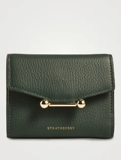 Mosaic Leather Trifold Wallet