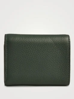 Mosaic Leather Trifold Wallet