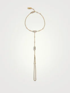 Move Uno 18K Gold Hand Bracelet With Diamonds