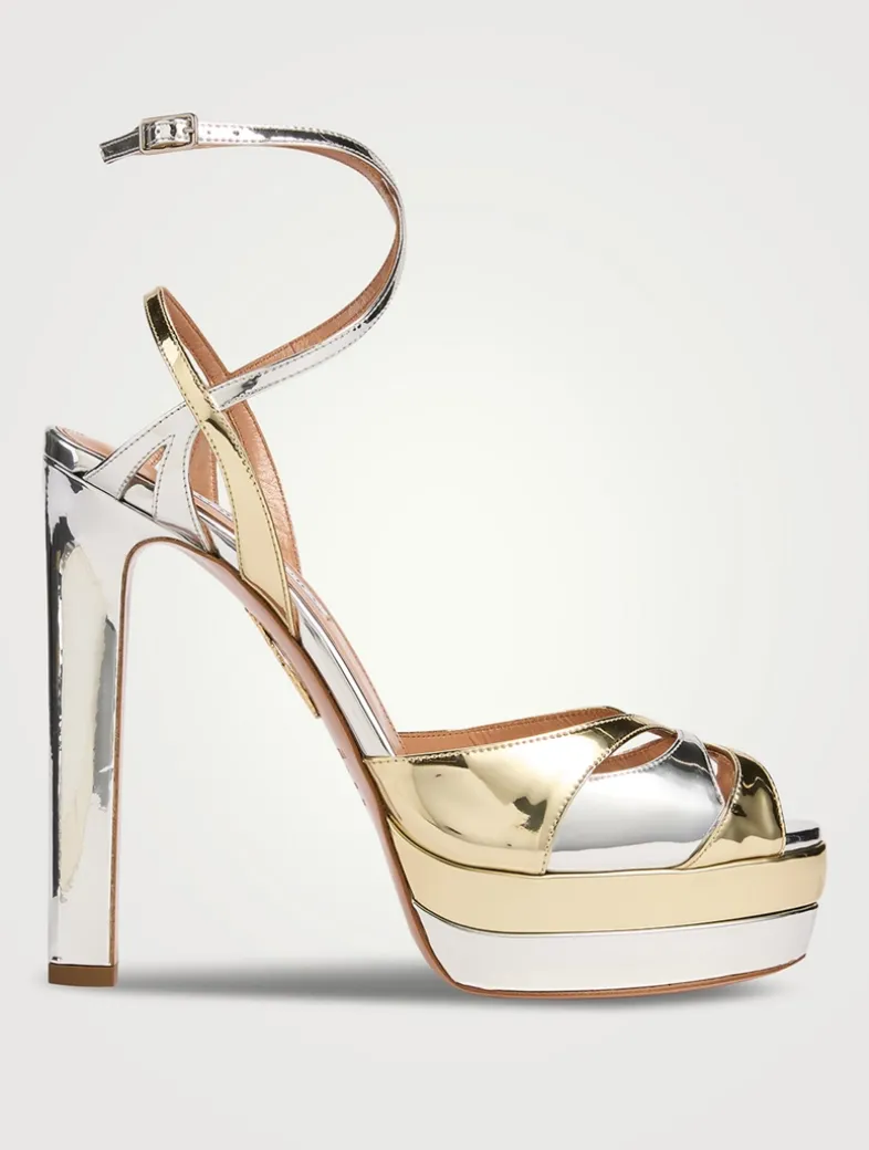 Moves Metallic Platform Sandals