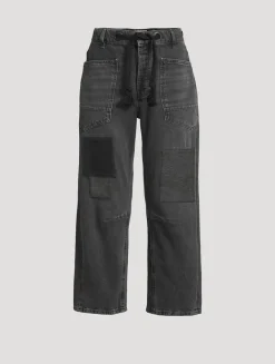 Moxie Barrel-Leg Jeans
