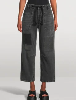Moxie Barrel-Leg Jeans