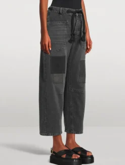 Moxie Barrel-Leg Jeans