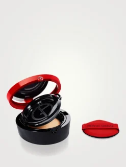 My Armani-To-Go Red Cushion Malachite Foundation Case