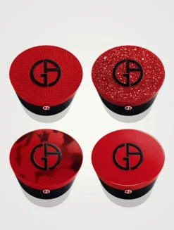 My Armani-To-Go Red Cushion Malachite Foundation Case