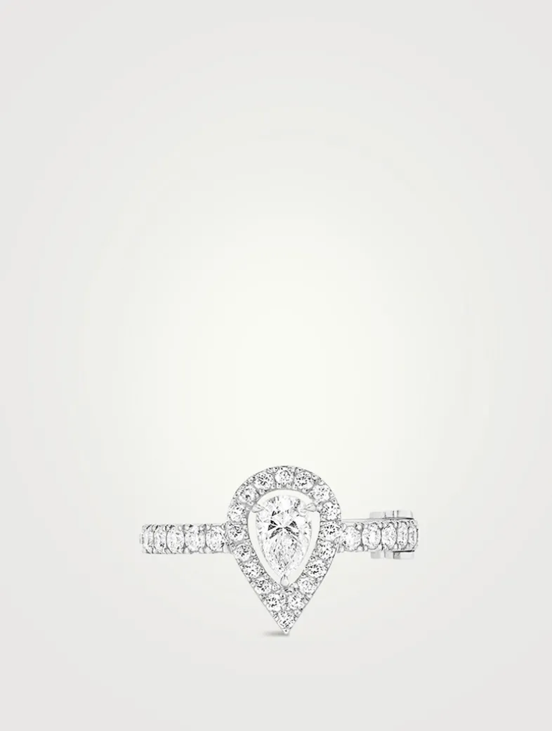 My Twin White Gold Mono Earring With Diamonds