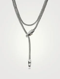 Naga Heritage 18K Gold And Sterling Silver Necklace With Gemstones And Diamonds