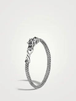 Naga 5mm Bracelet With Black Sapphire