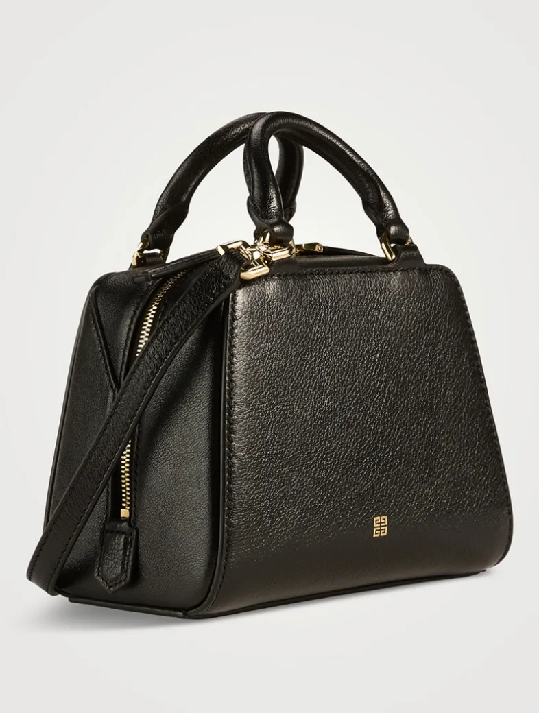 Nano Antigona Cube Leather Bag