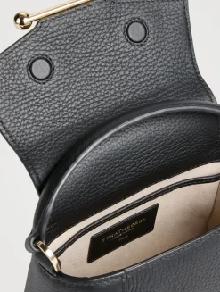 Nano Mosaic Leather Top Handle Bag