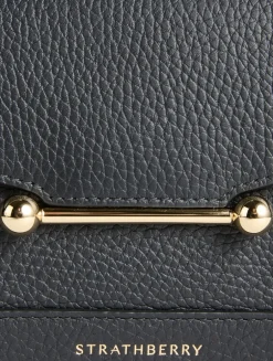 Nano Mosaic Leather Top Handle Bag