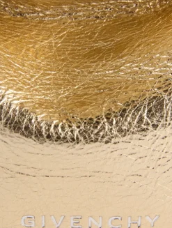 Nano Voyou Metallic Leather Shoulder Bag