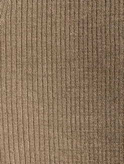 Nari Rib-Knit Silk Cardigan