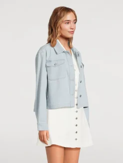 Natalia Cropped Denim Jacket