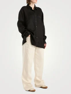 Nesson Linen Denim Shirt