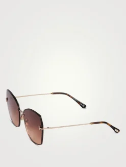 Nickie Square Butterfly Sunglasses