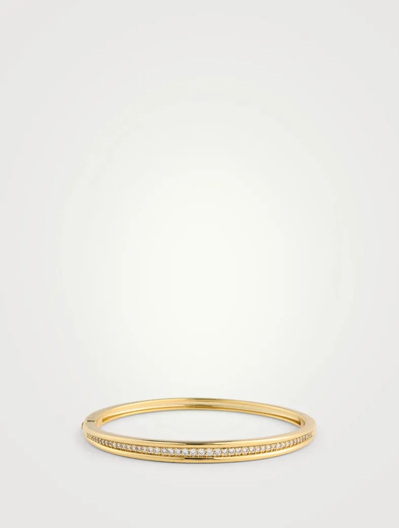 Night Swim Wave Hinge Cuff Bracelet