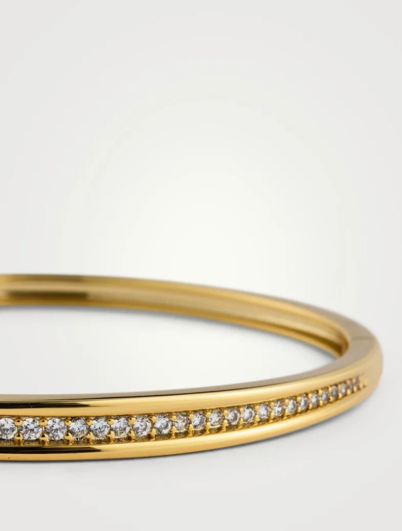 Night Swim Wave Hinge Cuff Bracelet