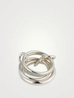 Nimbus Silver Ring With Diamonds