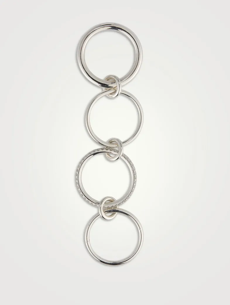 Nimbus Silver Ring With Diamonds