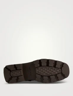 Noemi Suede Combat Boots