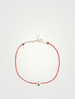 Nois Circle String Bracelet With Bezel Diamond