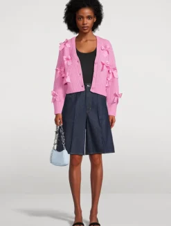 Nolan Wide-Leg Denim Shorts