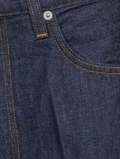 Nolan Wide-Leg Denim Shorts