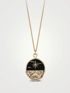 North Star 14K Gold Talisman Necklace
