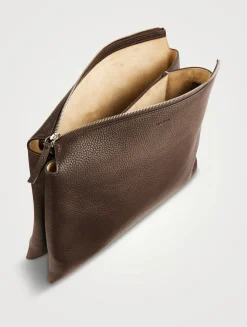 Nu Twin Leather Crossbody Bag