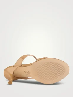 Nudist Patent Leather Mules