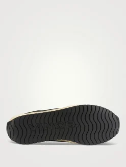 Oasis Mesh And Suede Sneakers