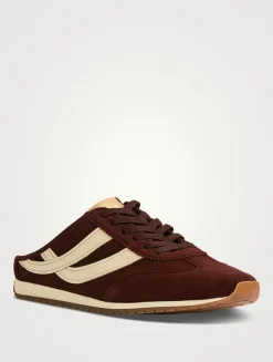 Oasis Suede Sneaker Mules