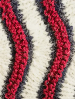 Olas Cropped Wave Sweater