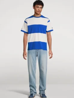 ON3 Kotn x Barbarian T-Shirt In Stripe Print