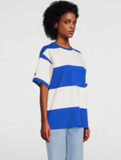 ON3 Kotn x Barbarian T-Shirt In Stripe Print