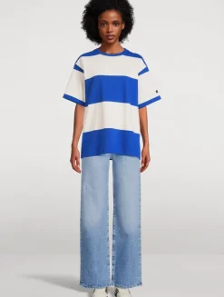 ON3 Kotn x Barbarian T-Shirt In Stripe Print